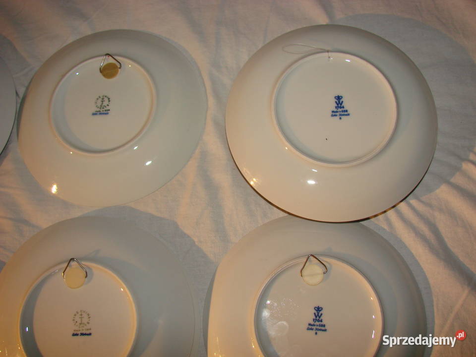 kobaltowy talerz świąteczny Antyki, Sztuka, Kolekcje pomorskie Pruszcz Gdański sprzedam