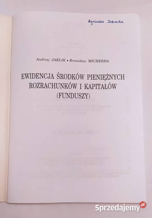 EWIDENCJA ŚRODKÓW AJaklik BMicherda MODUŁ II podlaskie Hajnówka