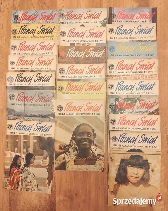 Czasopisma POZNAJ ŚWIAT lata 6578 Sosnowiec