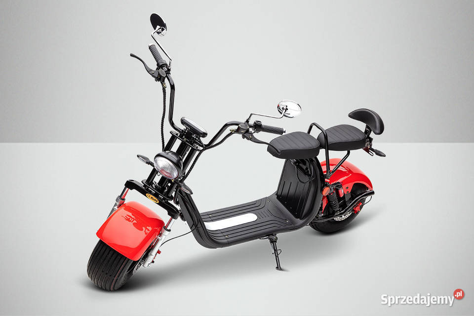 HULAJNOGA SKUTER ELEKTRYCZNY 1500W Lit czerwono Pozostałe Pozostałe Łańcut