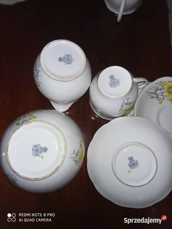 Serwis do herbaty Royal Standard i Buttercup Porcelana i szkło Gdańsk sprzedam