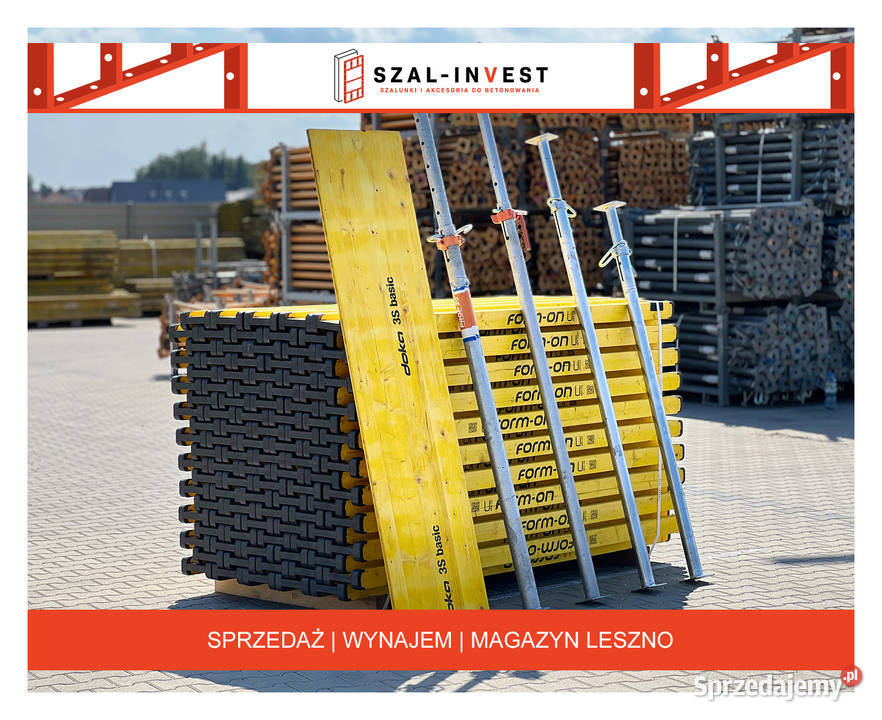 Podpory Stemple 3m 35m 4m 5m NOWE 15Kn Atest wielkopolskie Leszno