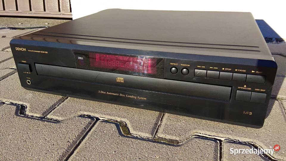 Denon DCM 280 cd Changer Zmieniarka na 5 Cd z Odtwarzacze CD i MD Świebodzice