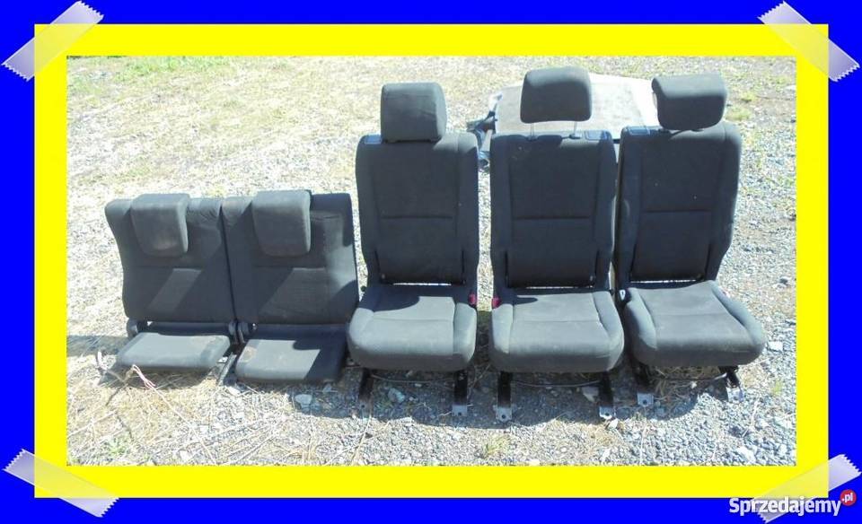 Toyoa corolla verso 2004 2007 kanapa fotele