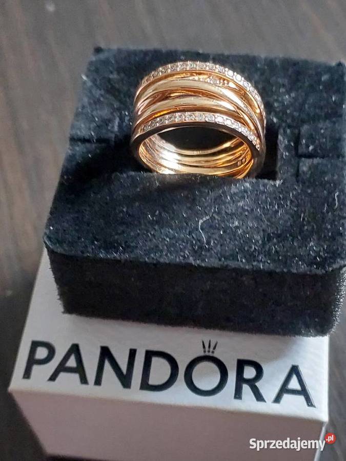 Zlory Pierścionek z zcyrkoniami pandora rozmiar Kościerzyna