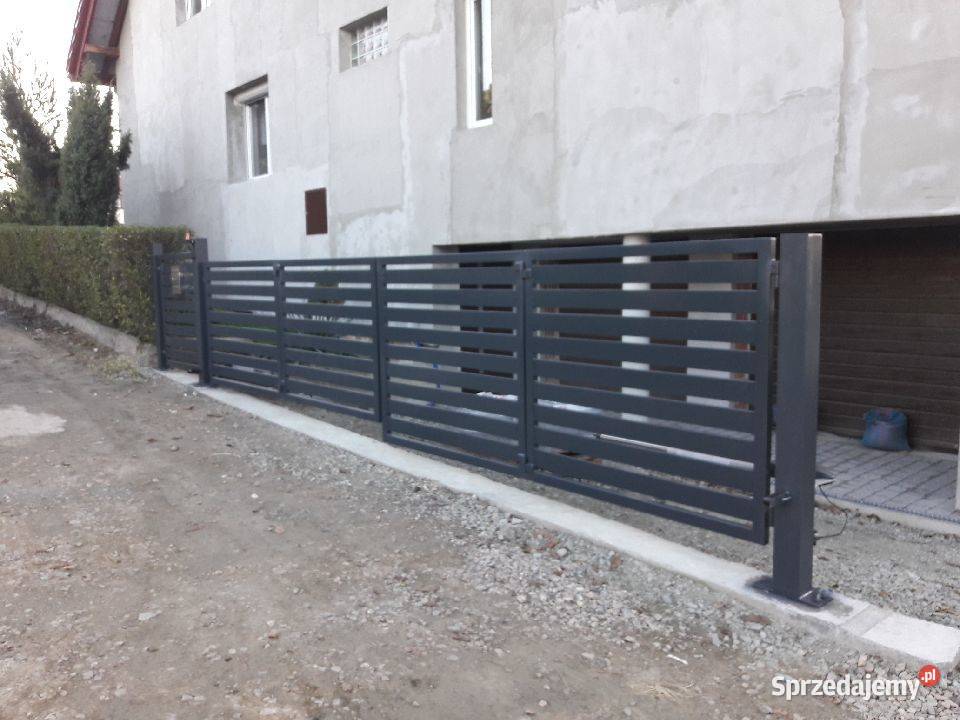 brama łamana harmonijkowa Ogrodzenia i bramy małopolskie Kraków