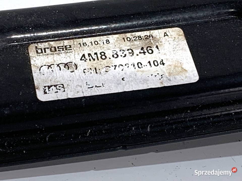 PODNOŚNIK SZYBY LEWY TYŁ AUDI Q8 4M8837461 SUV