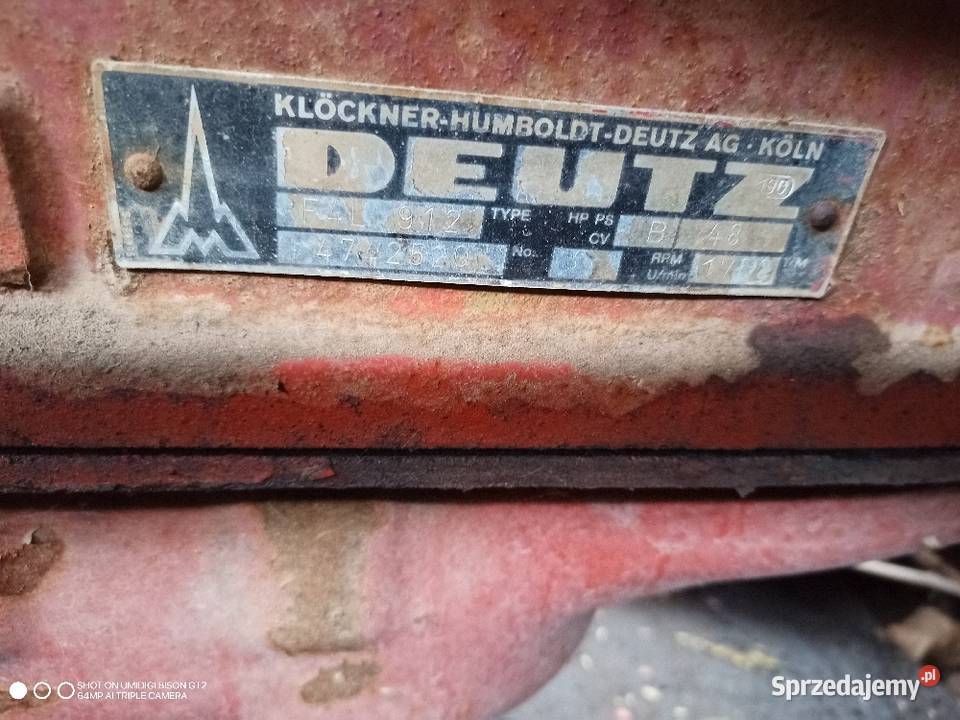 Kompresor Atlas Copco z silnik Deutz F4L 912
