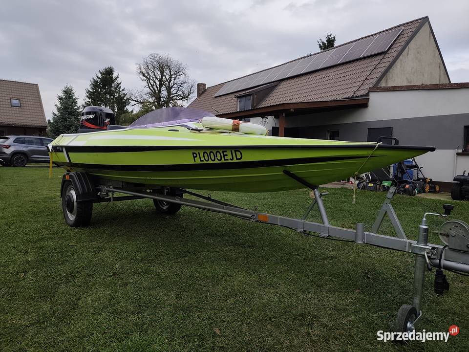 Łódź motorowa z silnikiem Mercury 50 2t Wronki