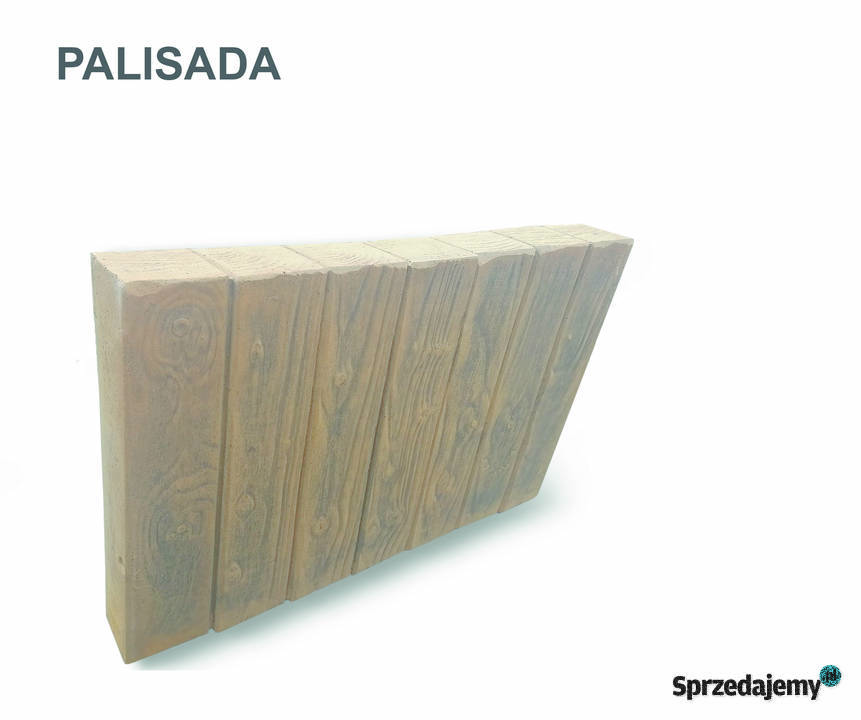 Palisada betonowa obrzeża betonowe 25x40x5 Tarnów