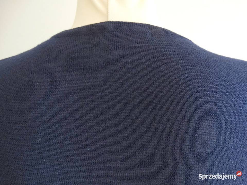 Sweter Wełniany 100 Wełna Dziewicza Pulower Crew Łomża sprzedam