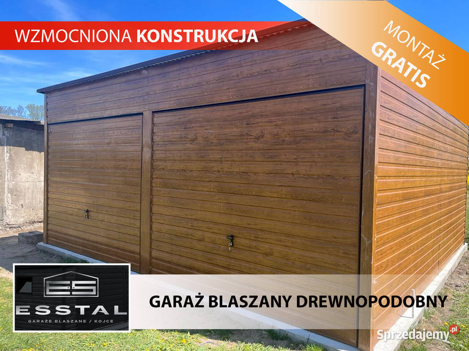 Garaż Blaszany ZŁOTY DĄB Garaże Blaszane BLASZAK 30m2 Rypin