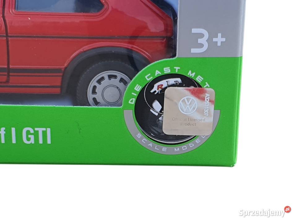 Model samochodu VW Golf I GTI czerwony skala 134 Samochody i pojazdy Cieszyn