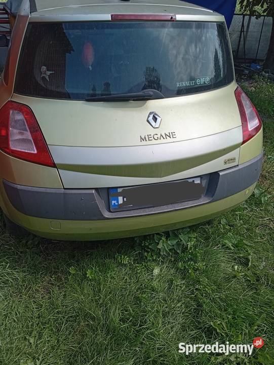 Sprzedam zielony Megane Radomsko sprzedam