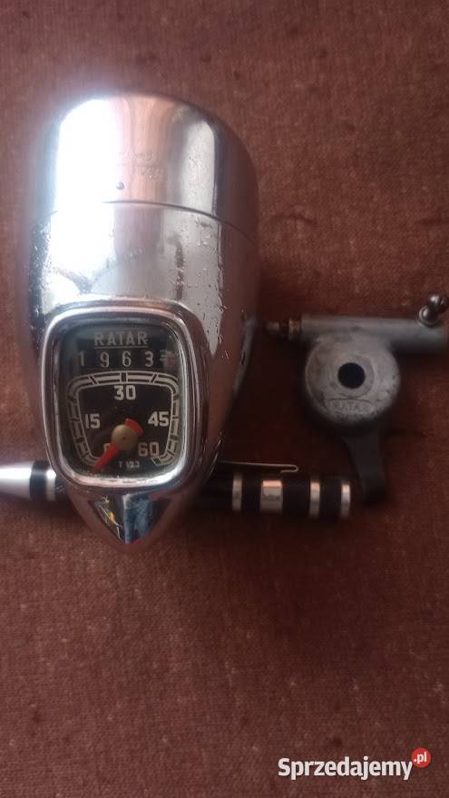 Lampa rowerowa RADSONNE z licznikiem i ślimakiem Szczebrzeszyn