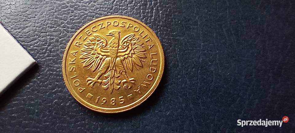 Stare monety 2 złote 1985 PRL Polska cudo podkarpackie
