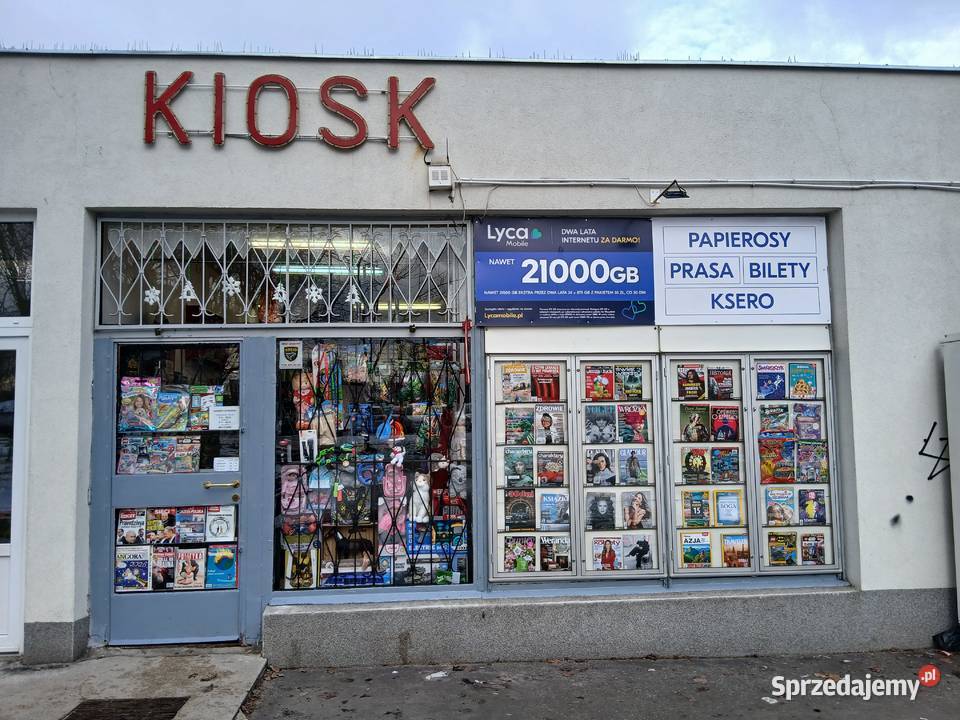 Odstąpię dochodowy kiosk/salonik prasowy w Gdańsku – obrót 2 mln