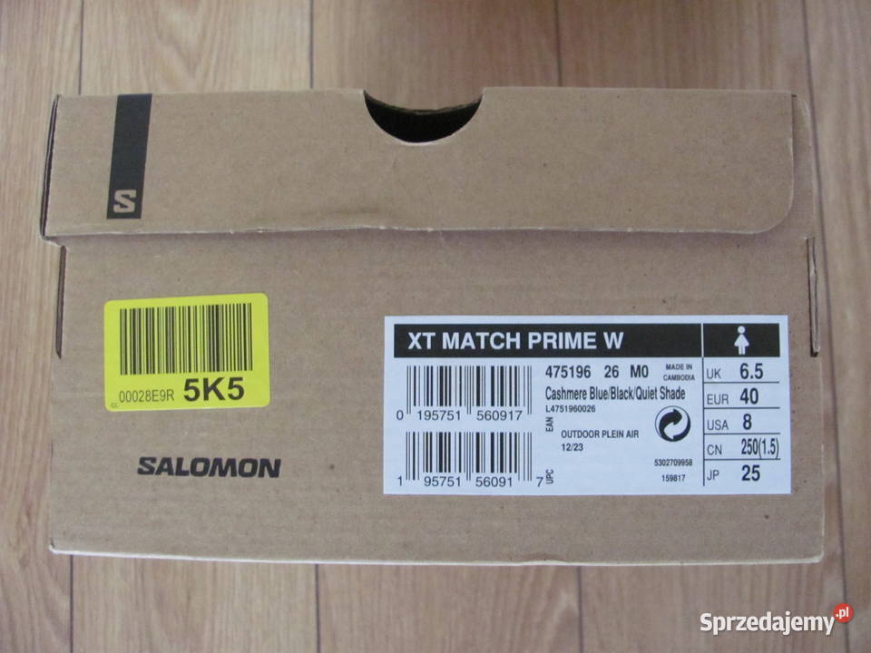 Buty damskie Salomon XT Match Prime W 475196 40 Sosnowiec