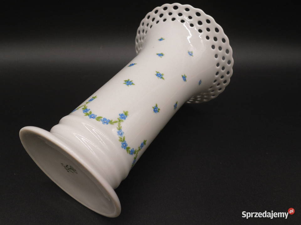 Przepiękny Porcelanowy Wazon Śnieżnobiały wielkopolskie Raszków sprzedam