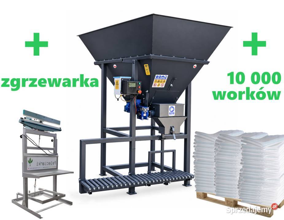 WORKOWNICA 25 th z wagą Zgrzewarka 10000 Worków
