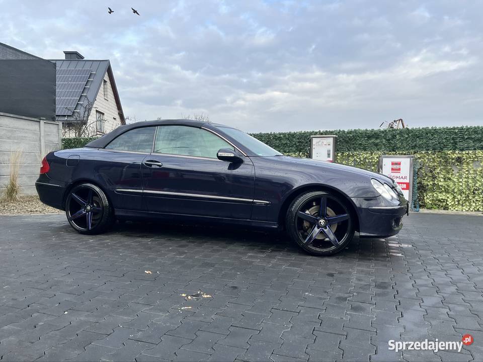 MercedesBenz Clk w209 cabrio skórzana tapicerka