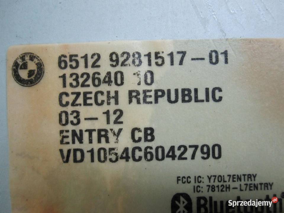 BMW F30 12r radio czytnik A2C31366800 9281517 osobowe sprzedam