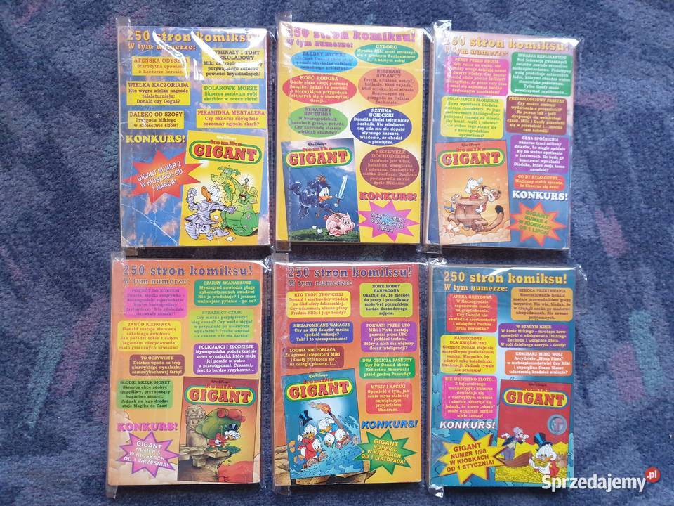 Komiks Gigant rocznik 1997 komplet pomorskie Gdynia