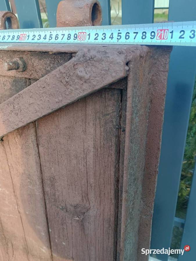Duże drzwi gospodarczo garażowe Bukowiec Opoczyński sprzedam