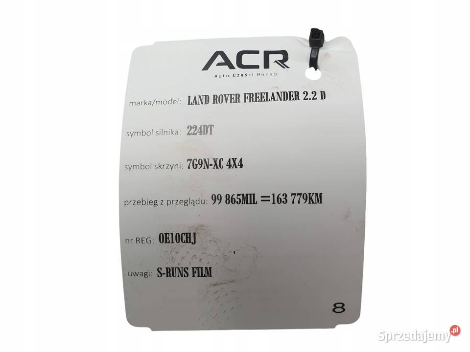 ALTERNATOR Land Rover Freelander 20 22 TD4 Bosch lubelskie Chełm