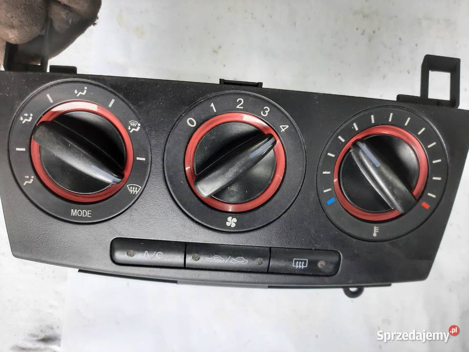 Mazda 3 panel klimatyzacji nawiewu powietrza osobowe Panele sterowania, przełączniki łódzkie