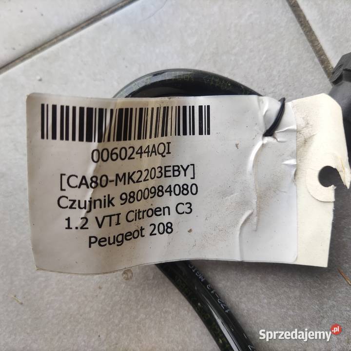CZUJNIK CIŚNIENIA SERWA CITROEN C3 II 12