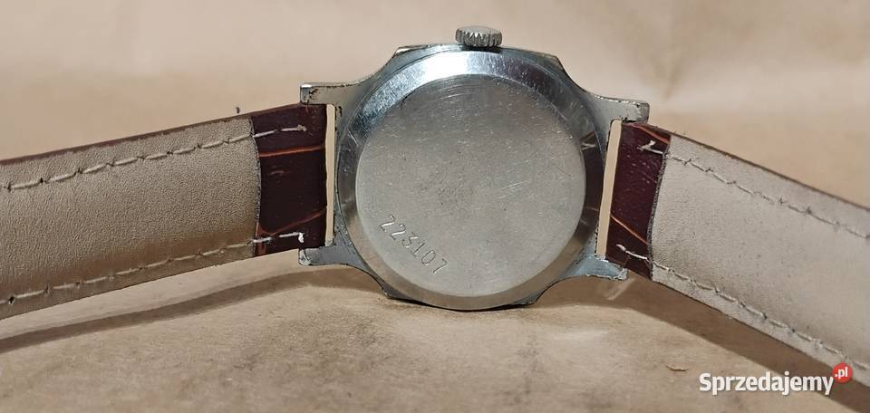 Zegarek Męski Pobieda 15 JEWELS 2602 srebrno Zegarki i Biżuteria opolskie Opole