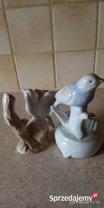 porcelanowe ptaszki Antyki, Sztuka, Kolekcje sprzedam