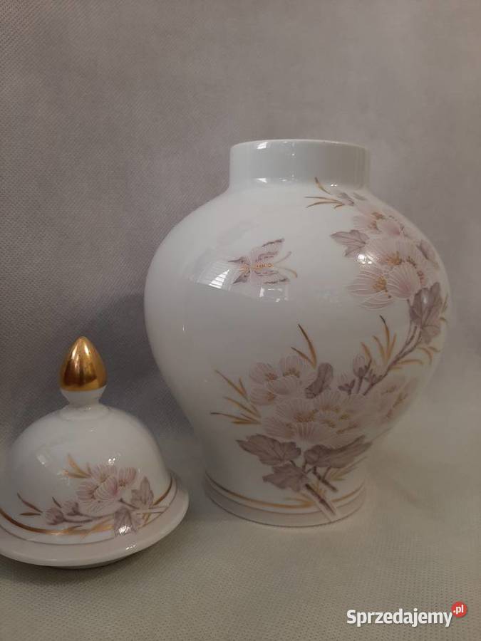 Porcelanowa amfora niemiecka Kaiser sygnowana Inowrocław