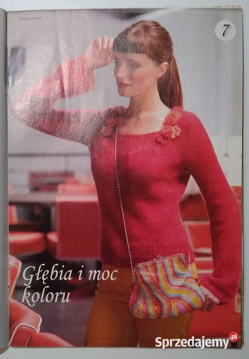 Dama w swetrze 9102010 szydełko druty Hobbystyczne Gdańsk