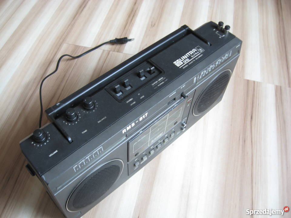Radiomagnetofon Unitra RMS 817 Ładny Grodziczno