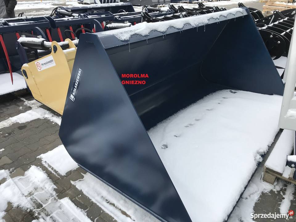 Szufla do zadawania pasz z frezem hydraulicznym