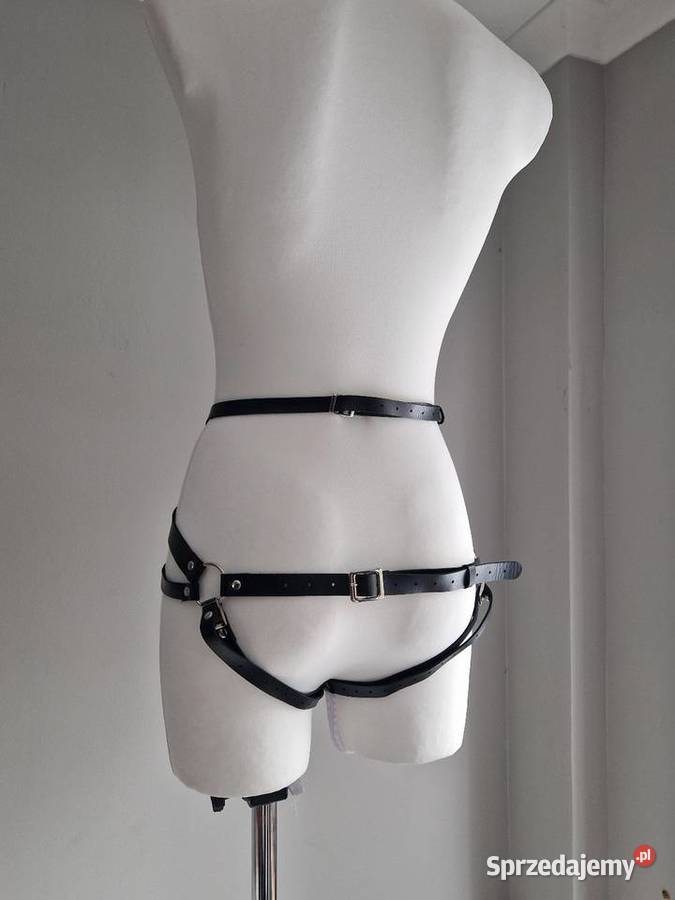 Uprząż harness na pas czarny Kraków