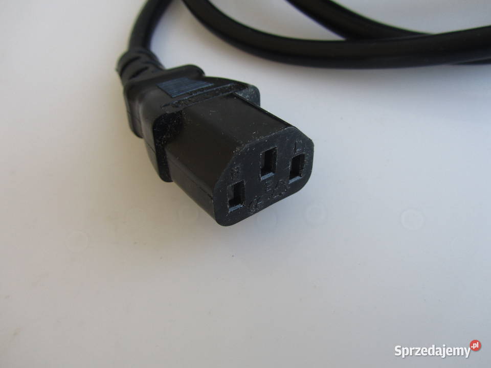 Przedłużacz kabel czarny C 13 C 14 długość 18 m Olecko