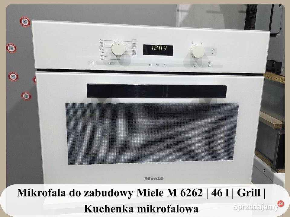 Mikrofala do zabudowy Miele M 6262 46 l Grill Kuchenki mikrofalowe Warszawa