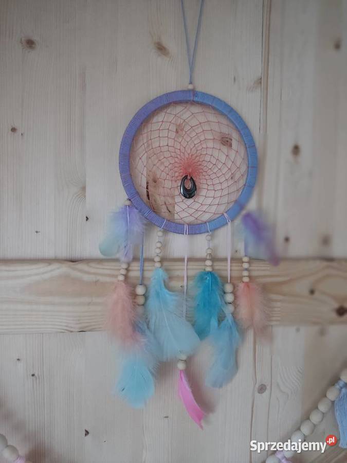 Zestaw Łapacz snów girlanda z chwostami i wielokolorowy mazowieckie Józefów sprzedam