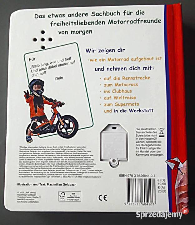 MOJA PIERWSZA KSIĄŻKA MOTO Mein erstes Rewal