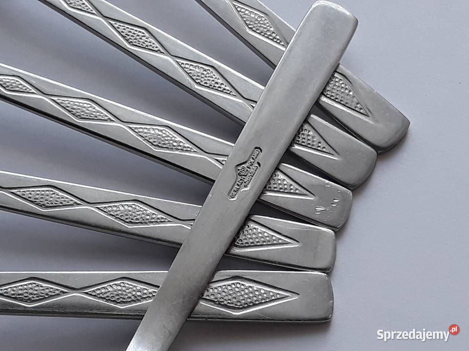 Łyżeczki do herbaty 1 ROMBY KARO Gerlach sztućce Dąbrowa Górnicza