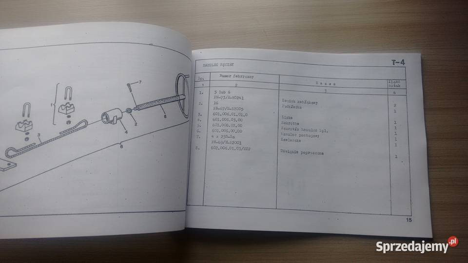 Katalog cześci przyczepa d 50 Stalowa Wola sprzedam