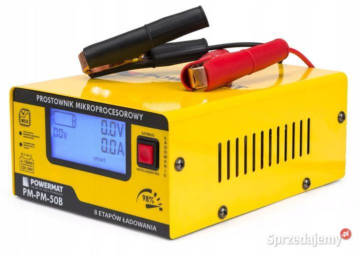 Prostownik MIKROPROCESOROWY Akumulatorowy 12V Katowice
