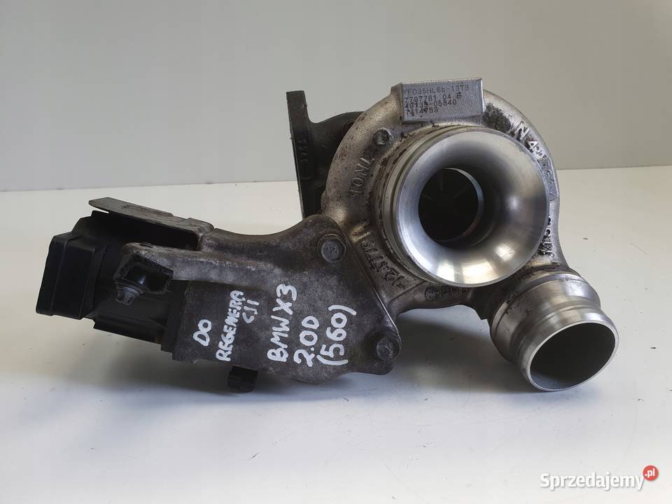 TURBOSPRĘŻARKA BMW X3 E83 20 D turbo 7797781 Rudka