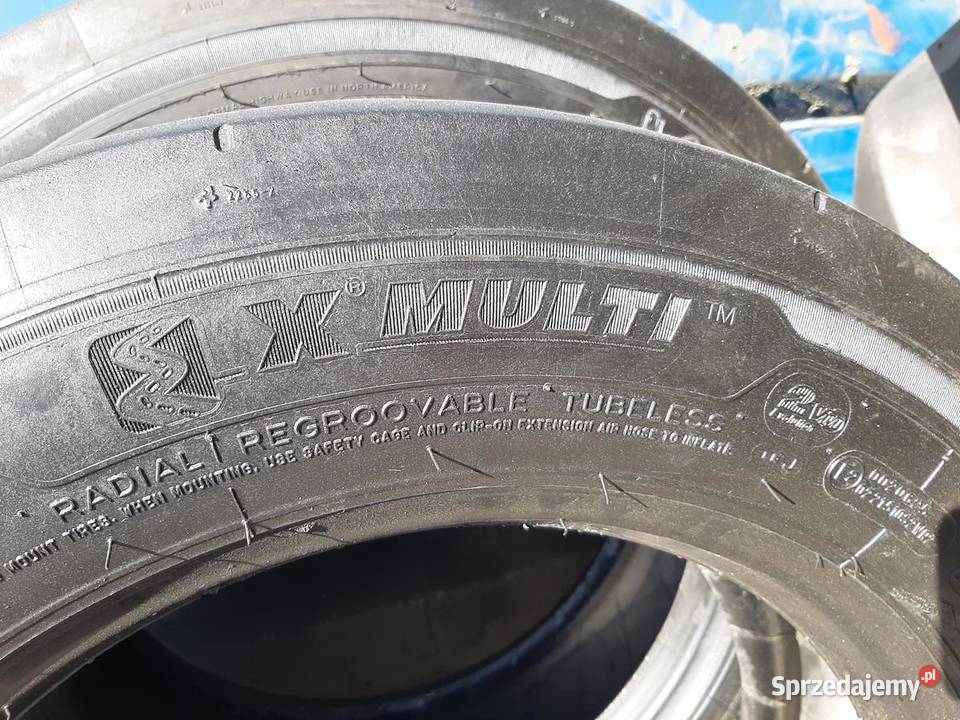 2x Opona używana ciężarowa 20565R175 MICHELIN 65 Zaścianki