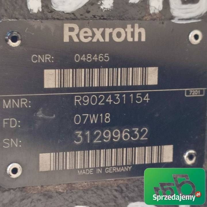 Pompa A10VO45DFR152L R902431154 Rexroth 048465 Wilkowo sprzedam