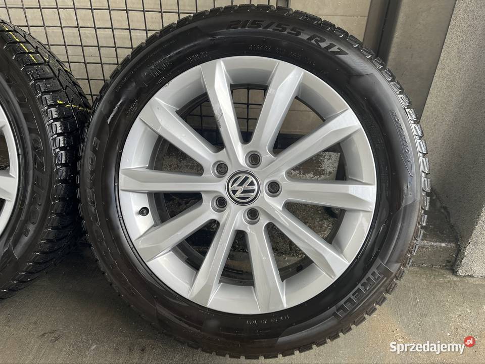 Koła zimowe felgi 17 Volkswagenopony Pirelli Samochodowe Łask