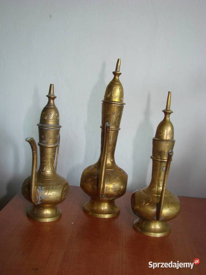 mosiężny orientalny czajnik indyjski Pruszcz Gdański sprzedam